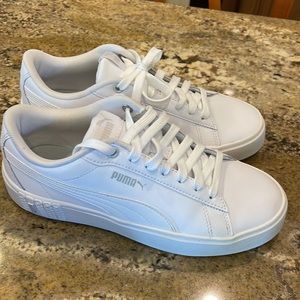 Womens puma smash platform sneaker size 7.5 worn once